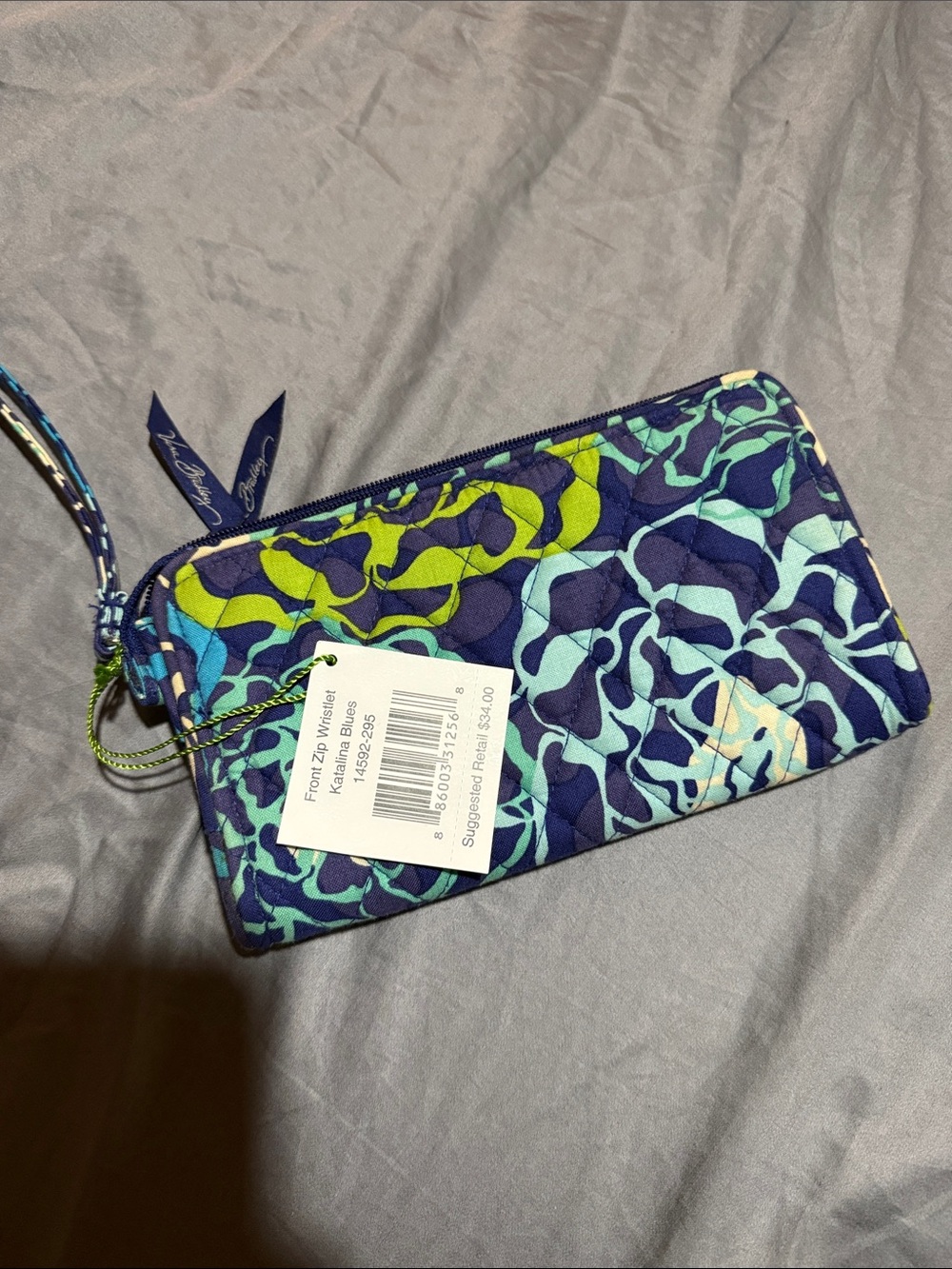 Vera Bradley Wristlet Wallet Katalina Blues